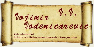 Vojimir Vodeničarević vizit kartica
